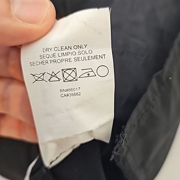 Bebe Waist Stitching  Cuffed Hem Cropped Trouser Pants size 4 - Picture 9 of 10